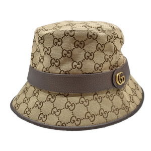 Gucci Fedora Cotton Polyester Hat Beige